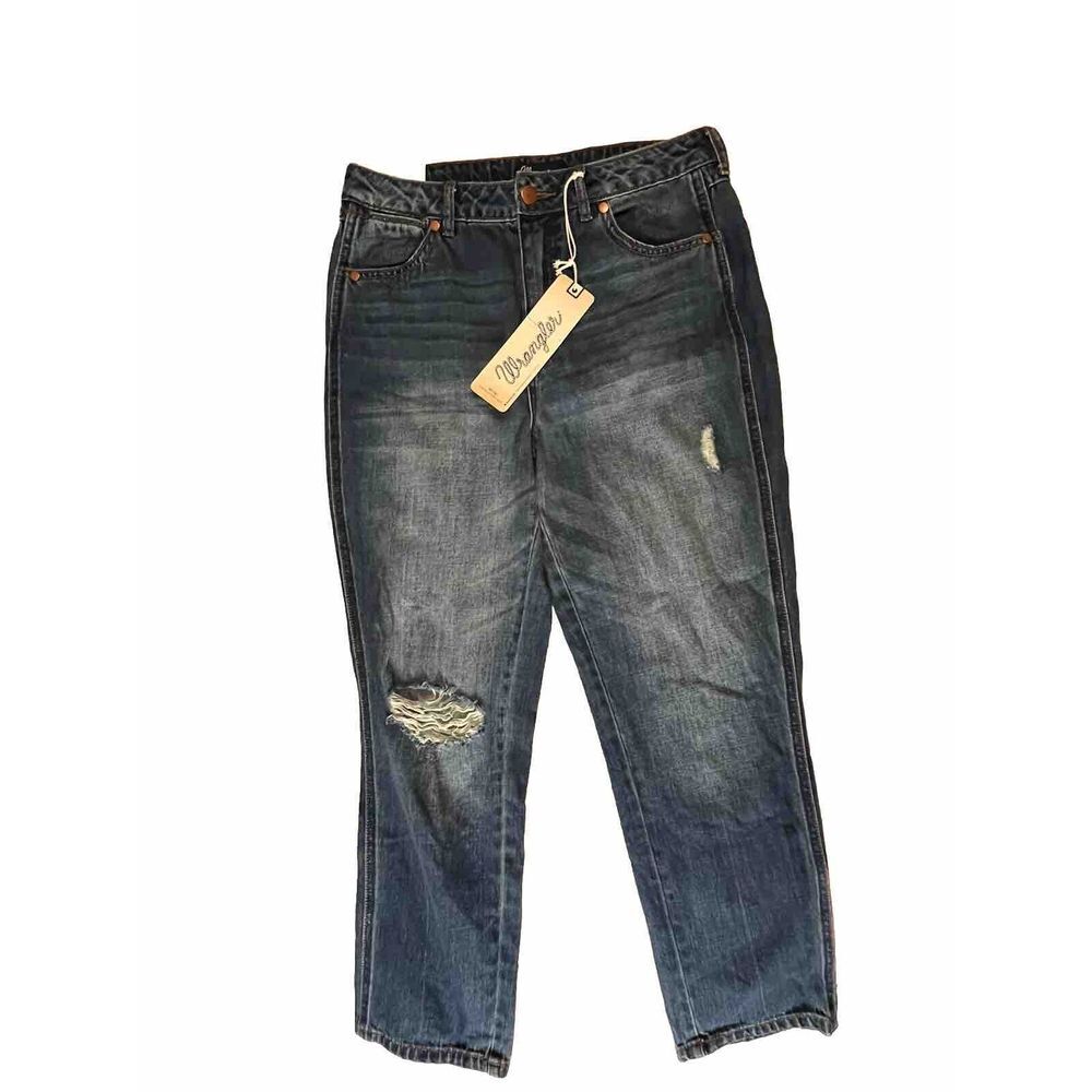 Vintage Wrangler Jeans 27x26 USA Blue Pants Cowboy Western Denim - Picture 8 of 10